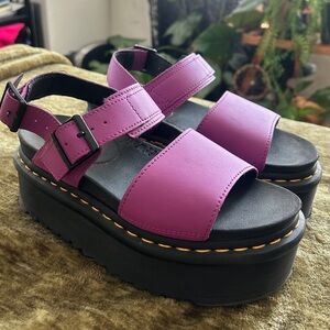 Dr. Martens Voss Leather Strap Platform